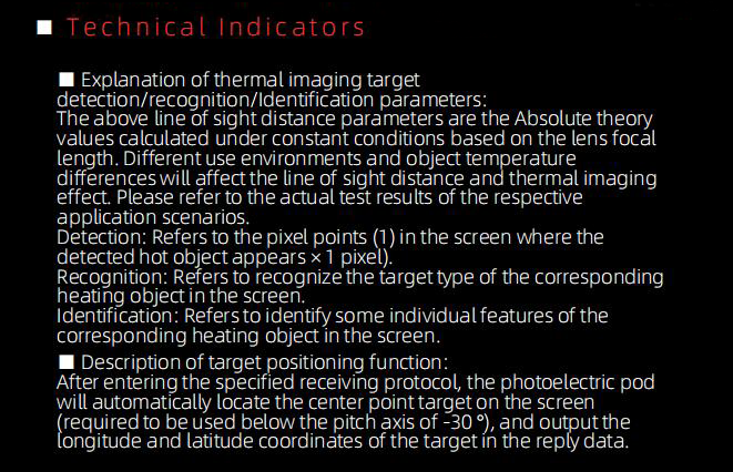 Detalles de la cámara frontal triaxial infrarroja con zoom óptico HS 201X 10 10