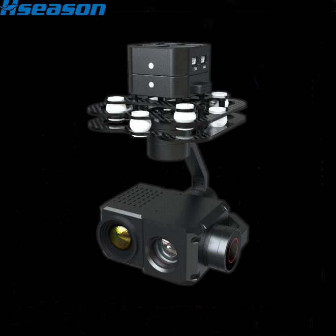 Cámara de cabeza triaxial infrarroja con zoom óptico HS 201X 10x