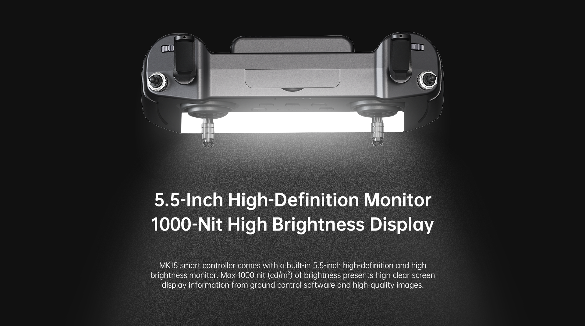 Detalles del controlador inteligente MK15 Agriculturedrone Mini HD 03