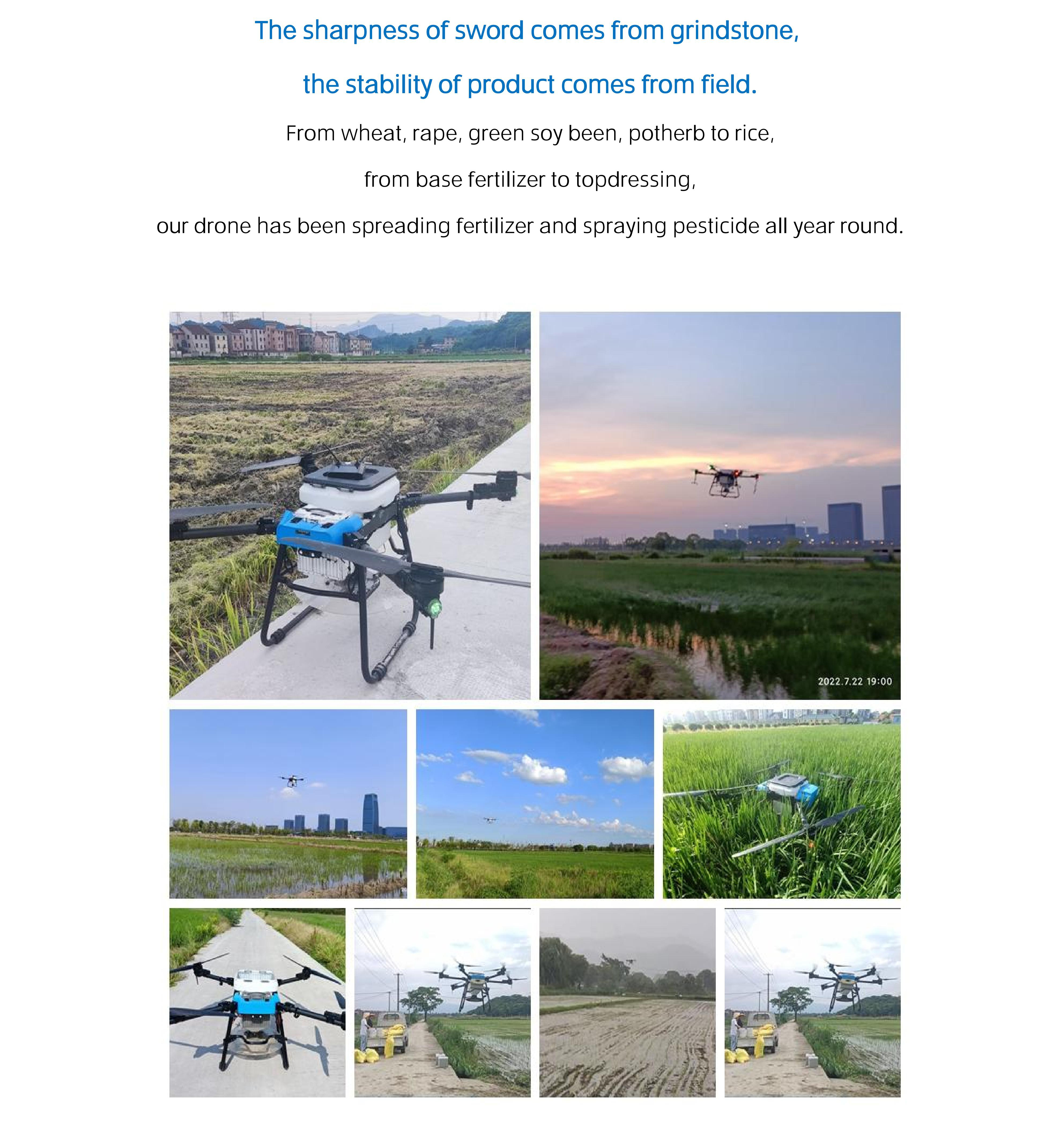 Introducción al dron agrícola H70_16
