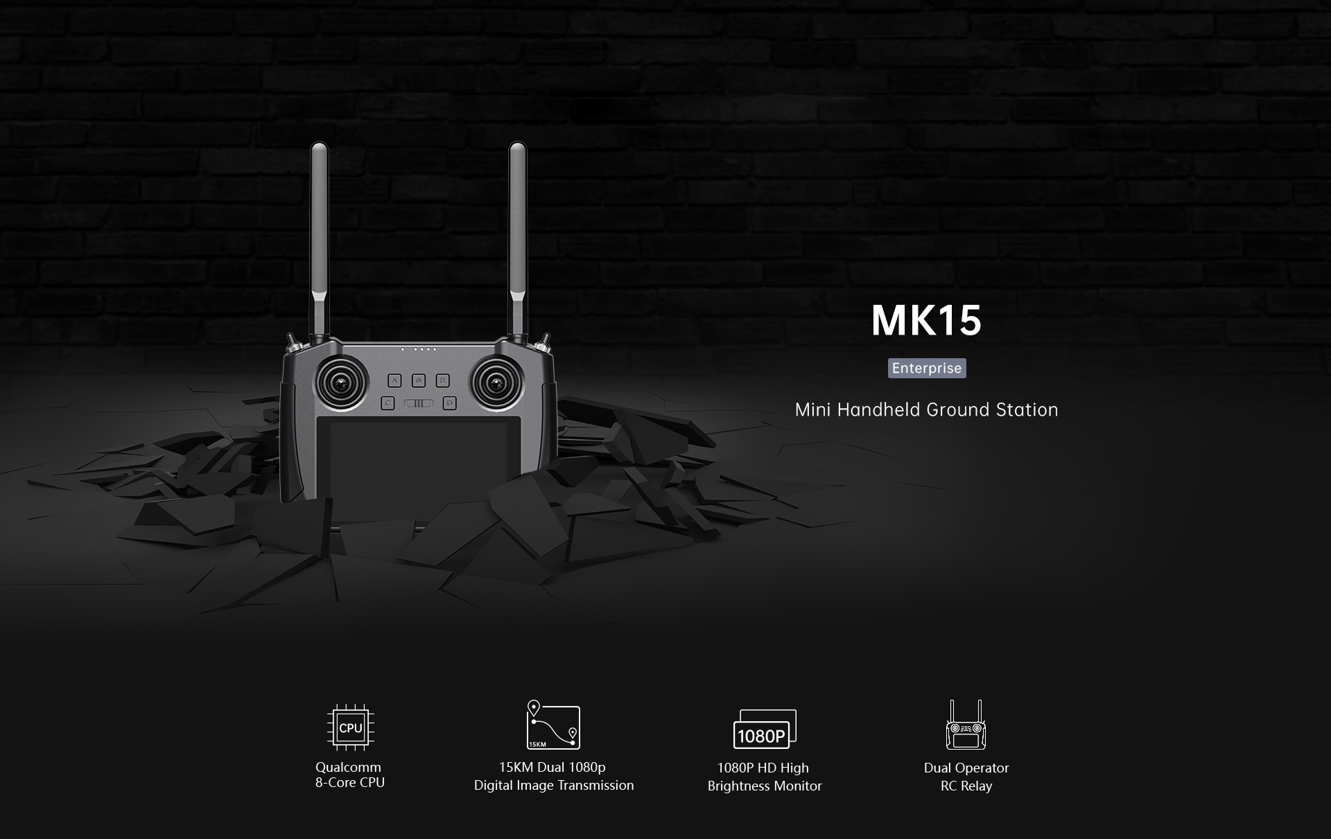 Detalles de la mini estación terrestre portátil MK15 01